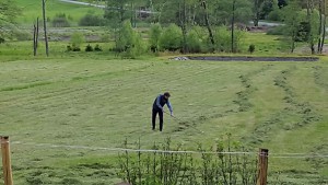 Wenden und Reihen bilden in Handarbeit